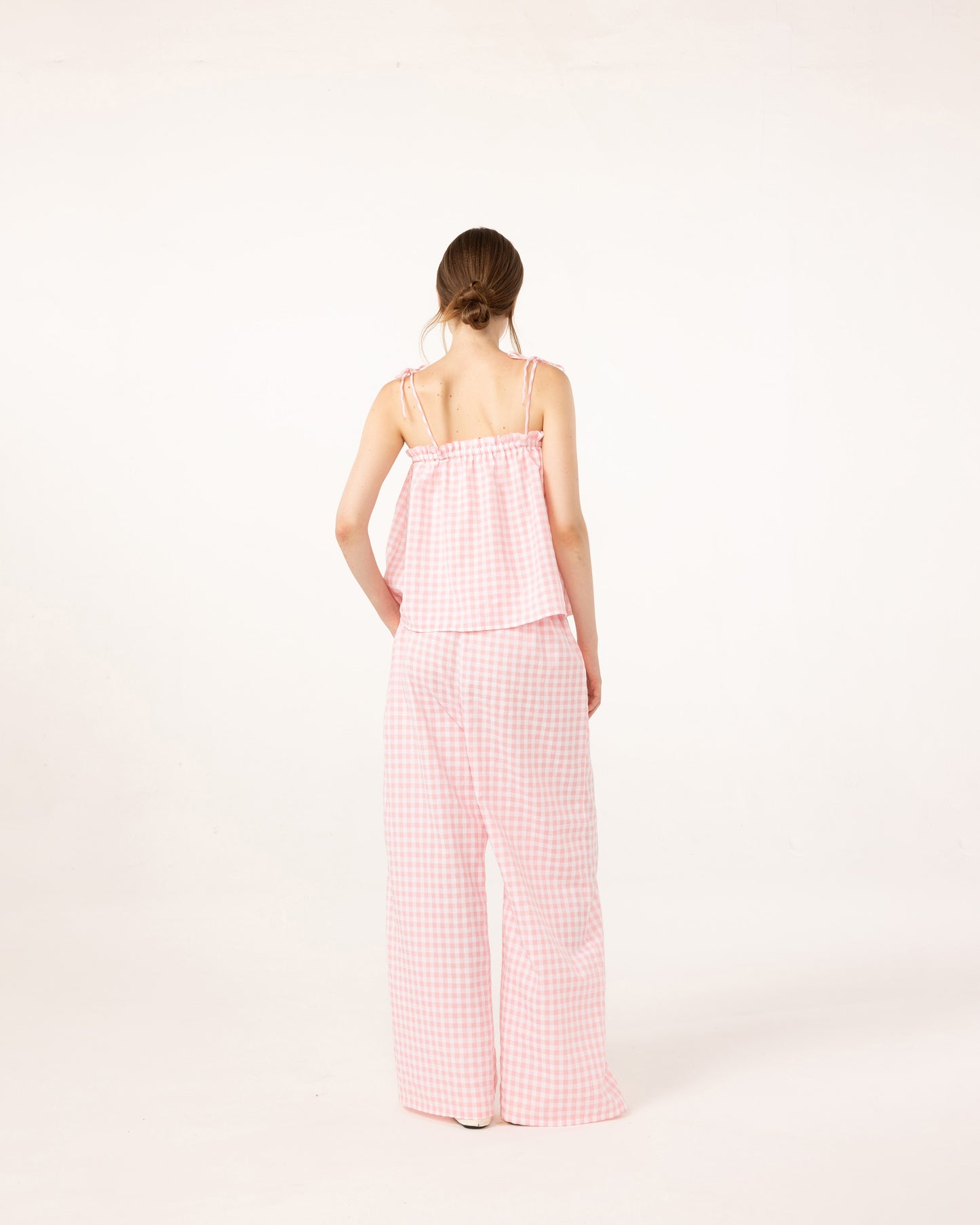 GINGHAM PANTS (PINK)
