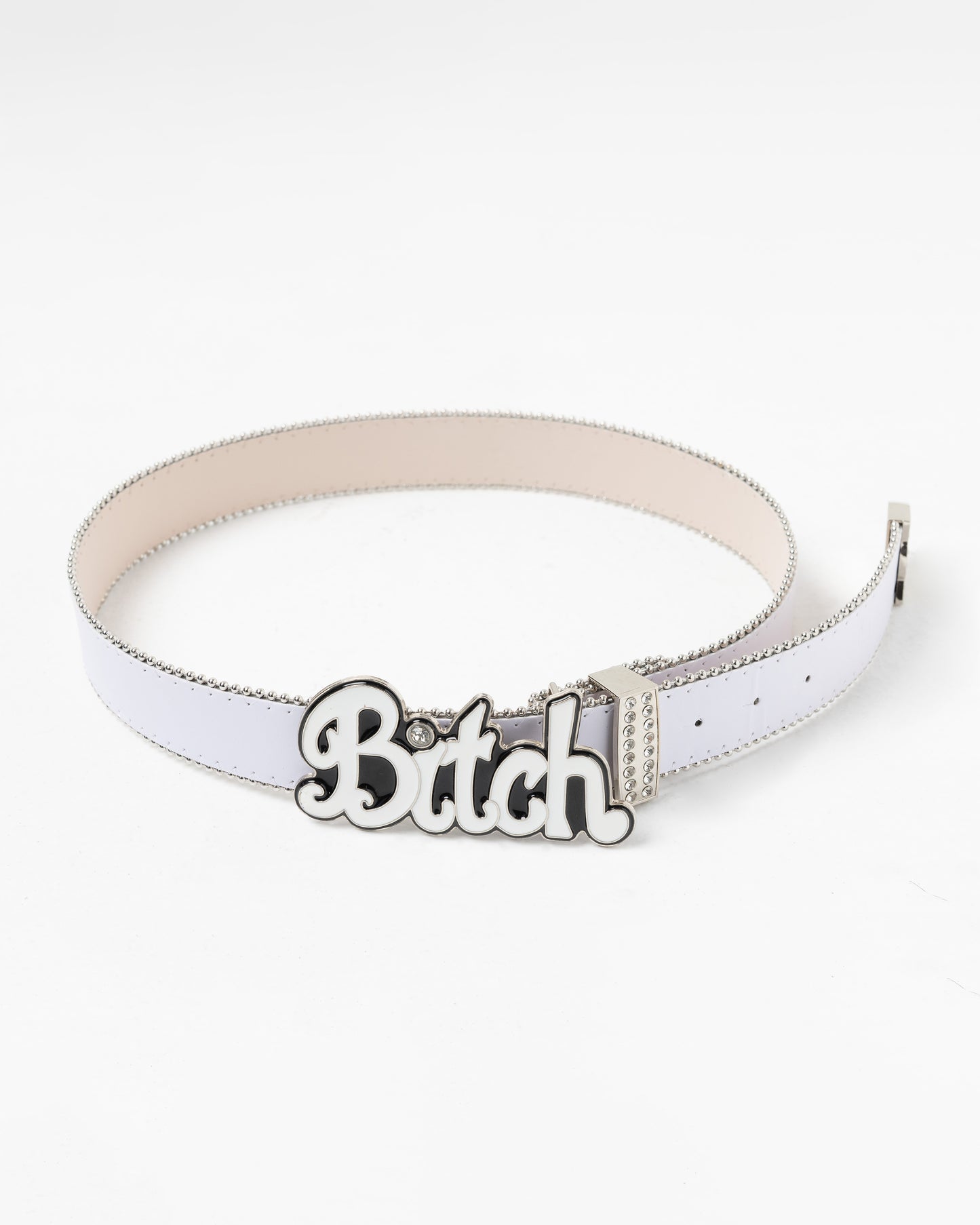 WHITE B-TCH BELT