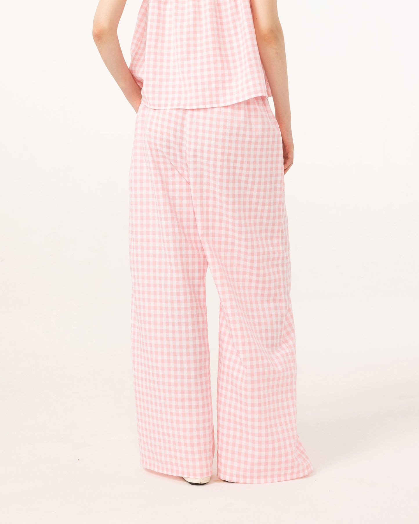 PJ SET ( GINGHAM PINK )
