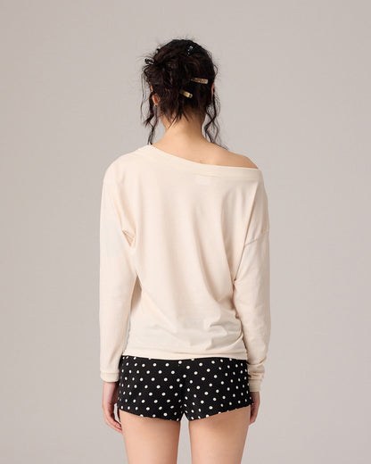 OFF SHOULDER TOP (CREAM)