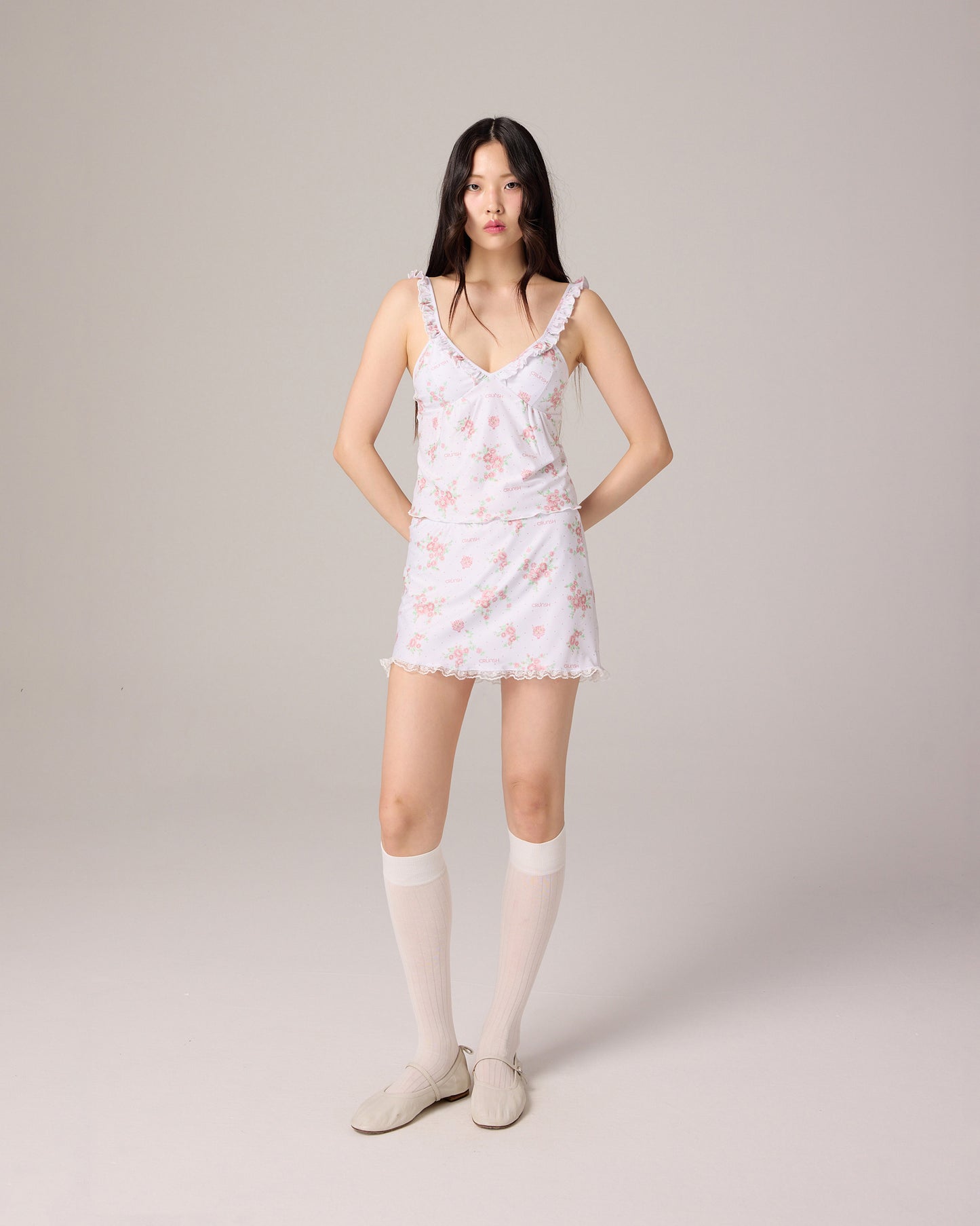 CAMISOLE (FLORAL PINK)