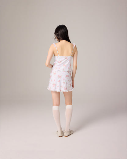 MINI SKIRT (FLORAL PINK)