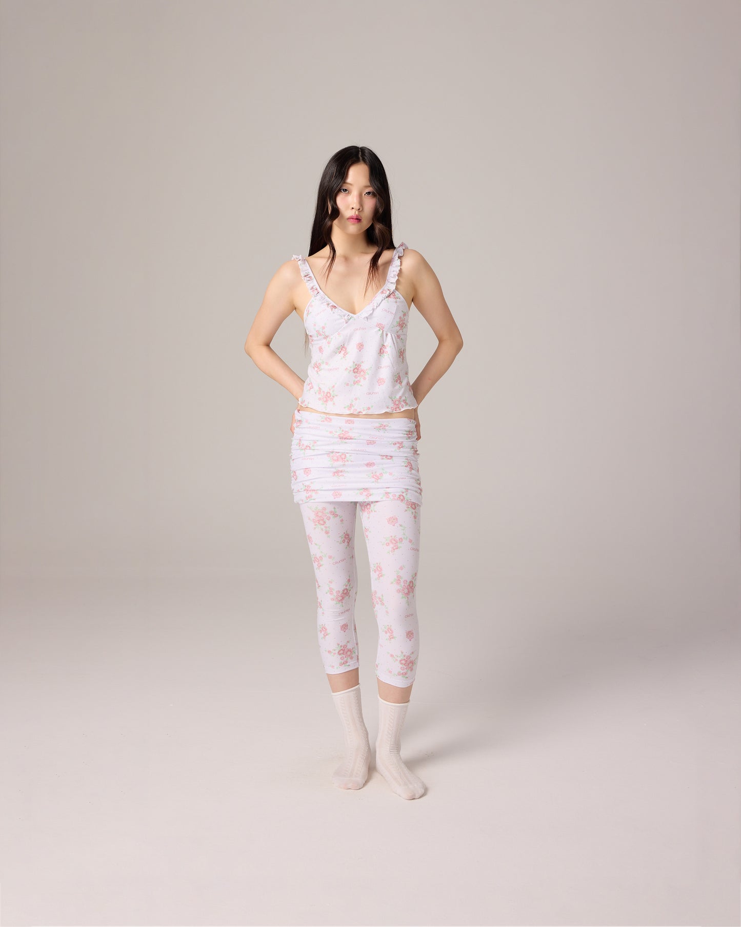 LEGGINGS (FLORAL PINK)