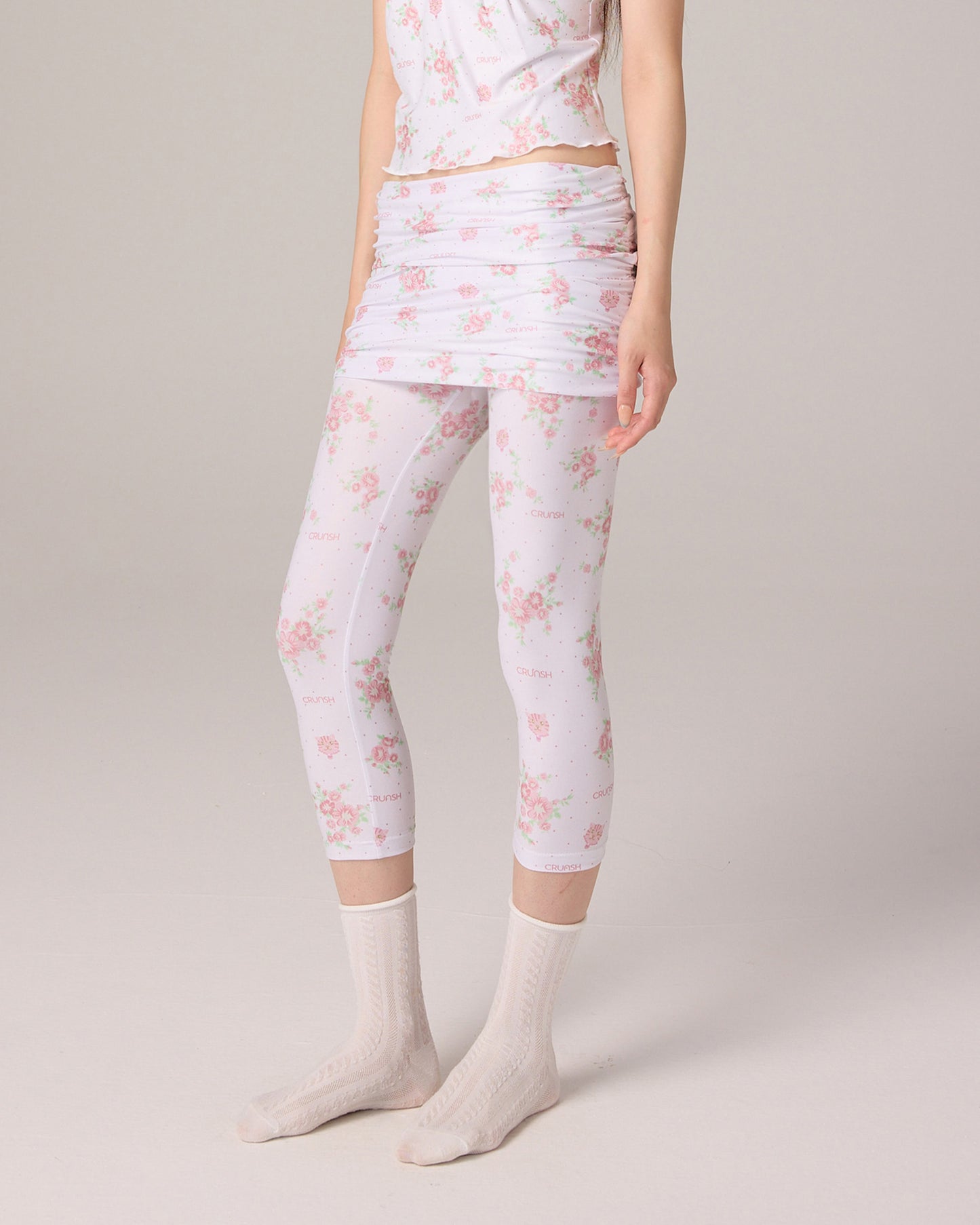LEGGINGS (FLORAL PINK)