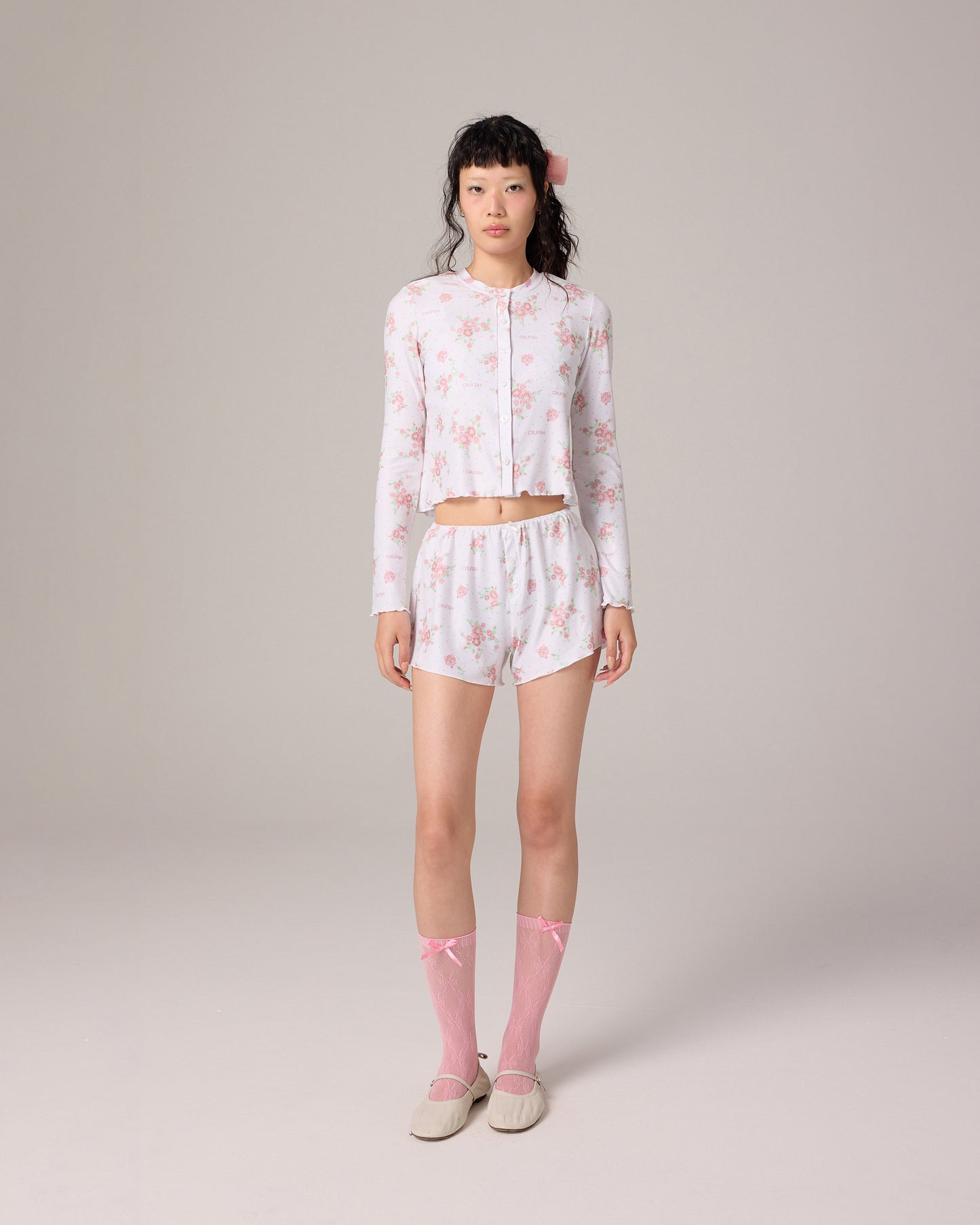 CARDIGAN (FLORAL PINK)
