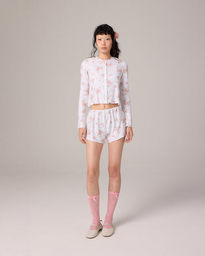 CARDIGAN (FLORAL PINK)