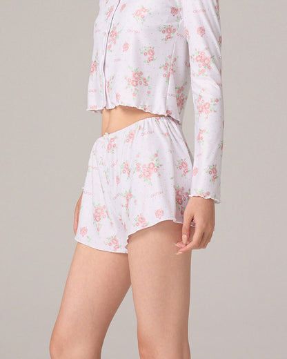 SHORTS (FLORAL PINK)
