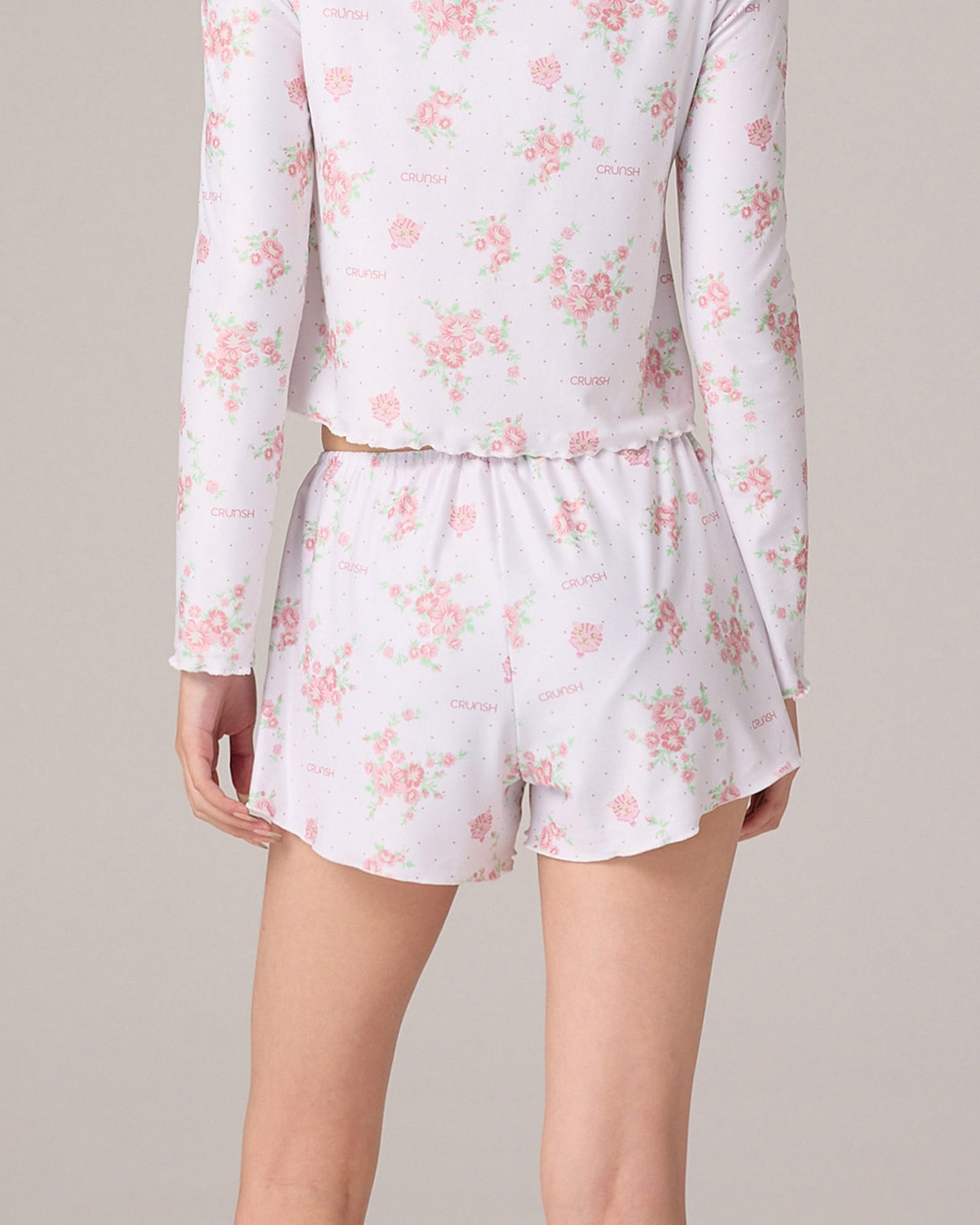 SHORTS (FLORAL PINK)