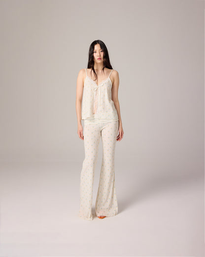 EYELET PANTS