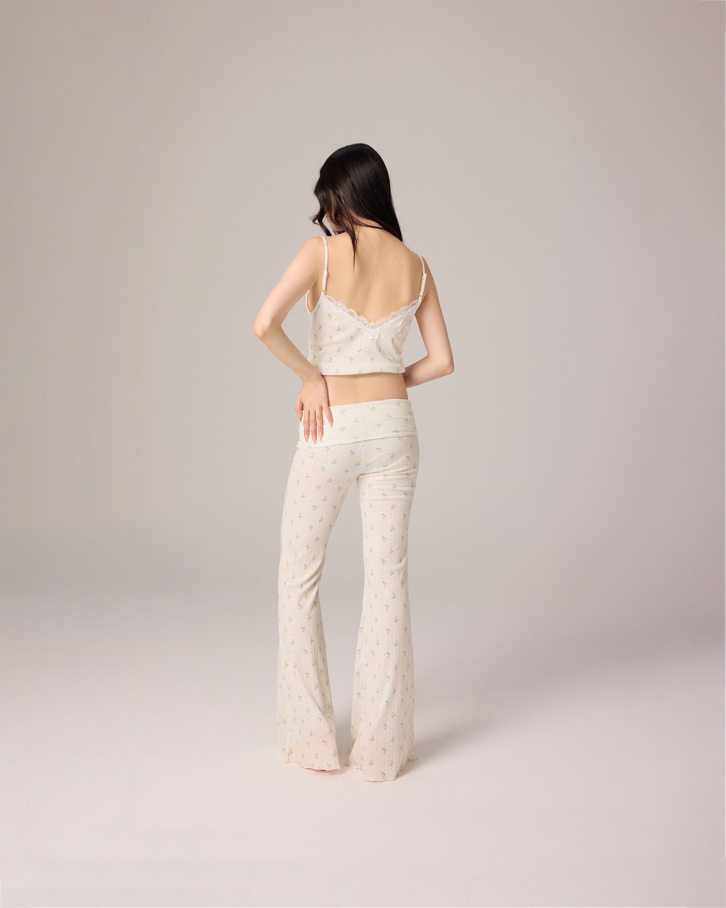 EYELET PANTS
