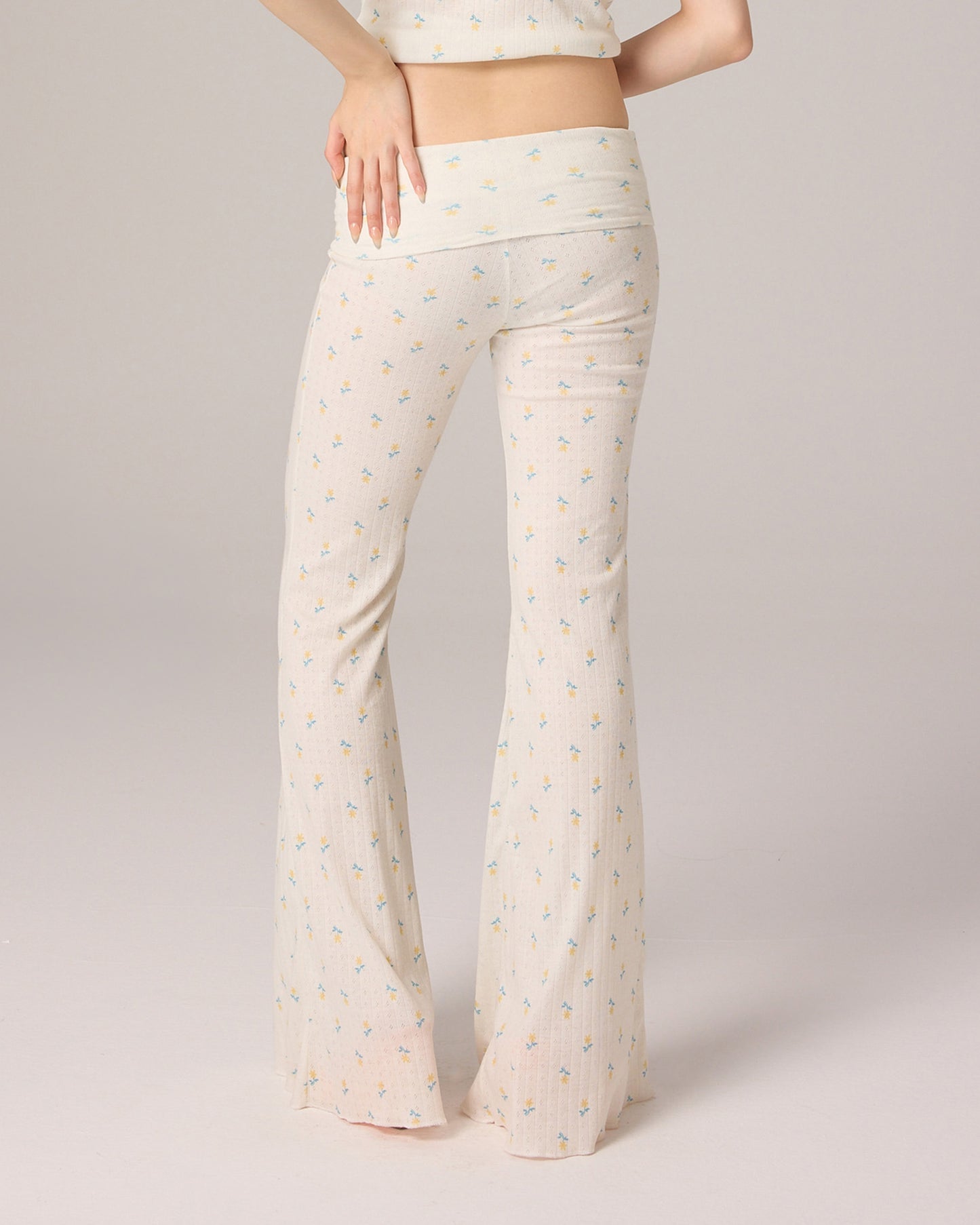 EYELET PANTS