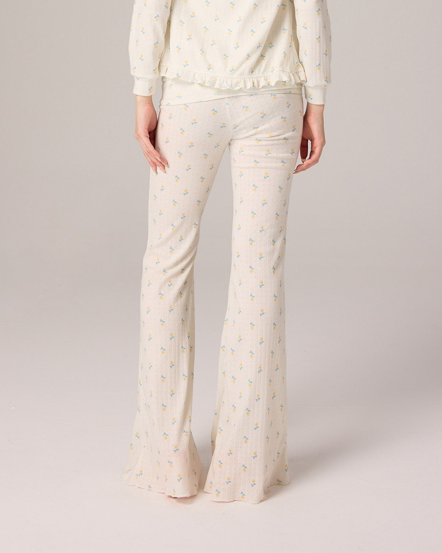 EYELET PANTS