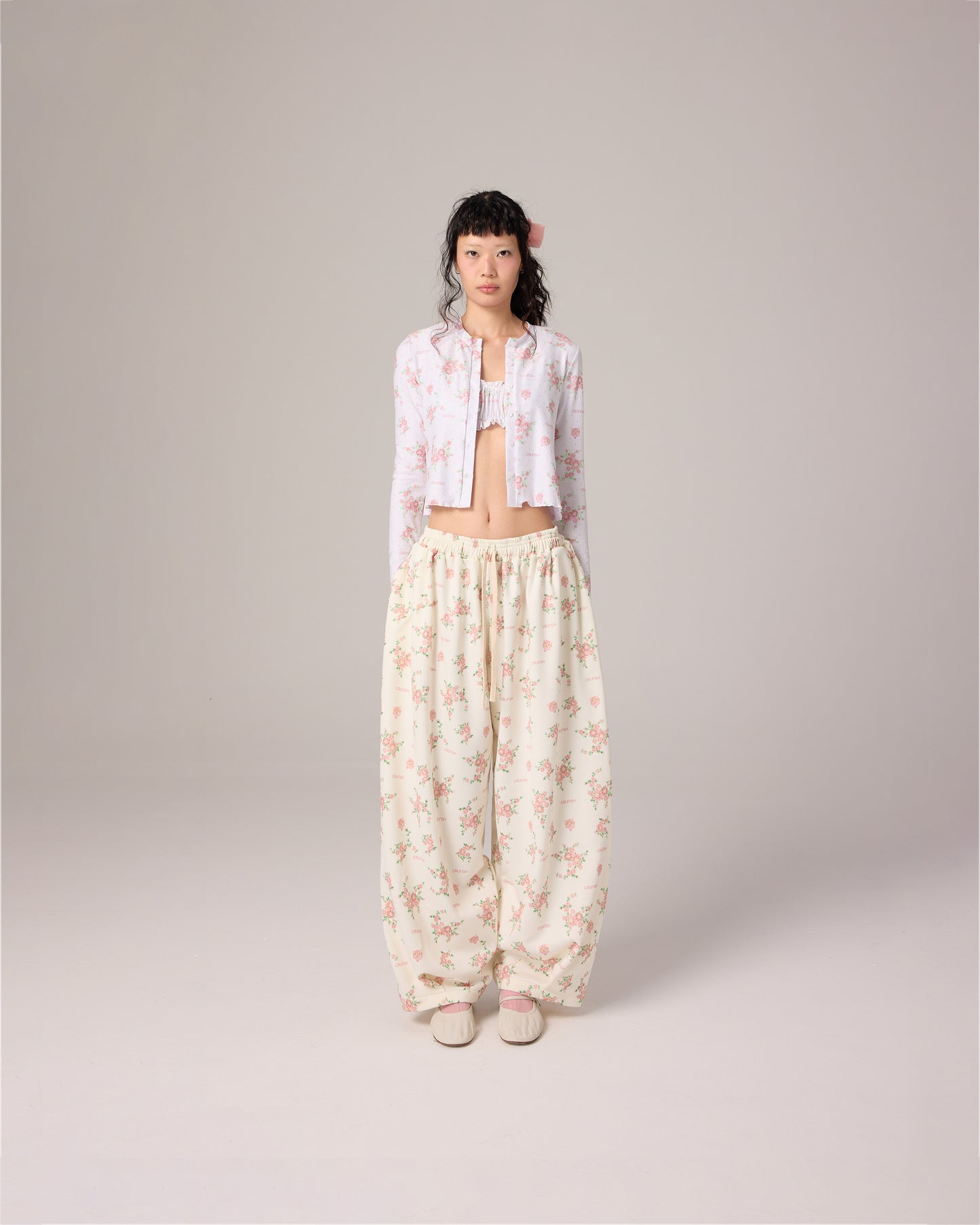 SWEATPANTS (FLORAL PINK)