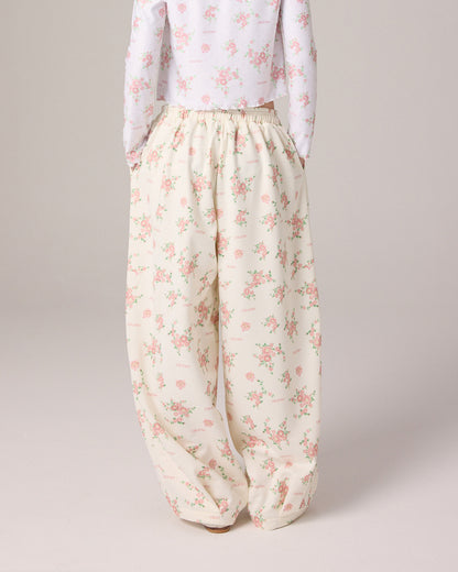 SWEATPANTS (FLORAL PINK)