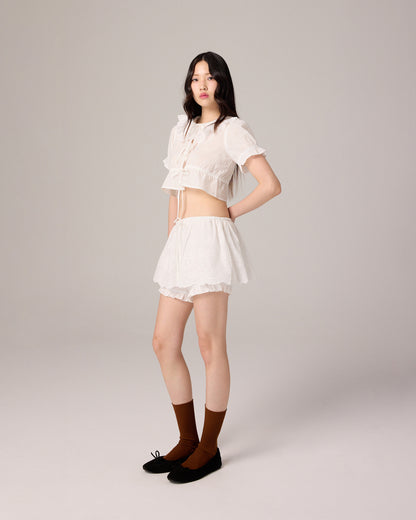 COTTON SKORT