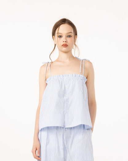 PJ SET (STRIPE BLUE)