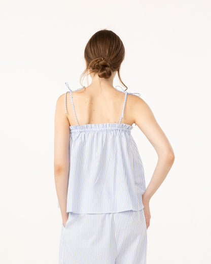 PJ SET (STRIPE BLUE)